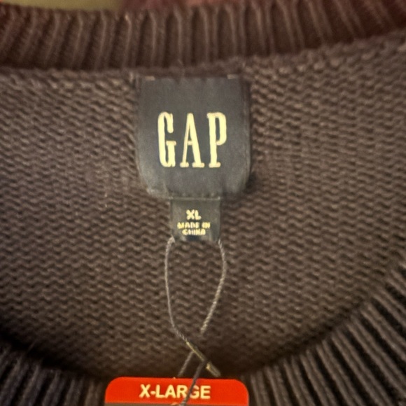 GAP Women's Navy blue and green Striped Sweater Size XL NWT - Picture 4 of 5